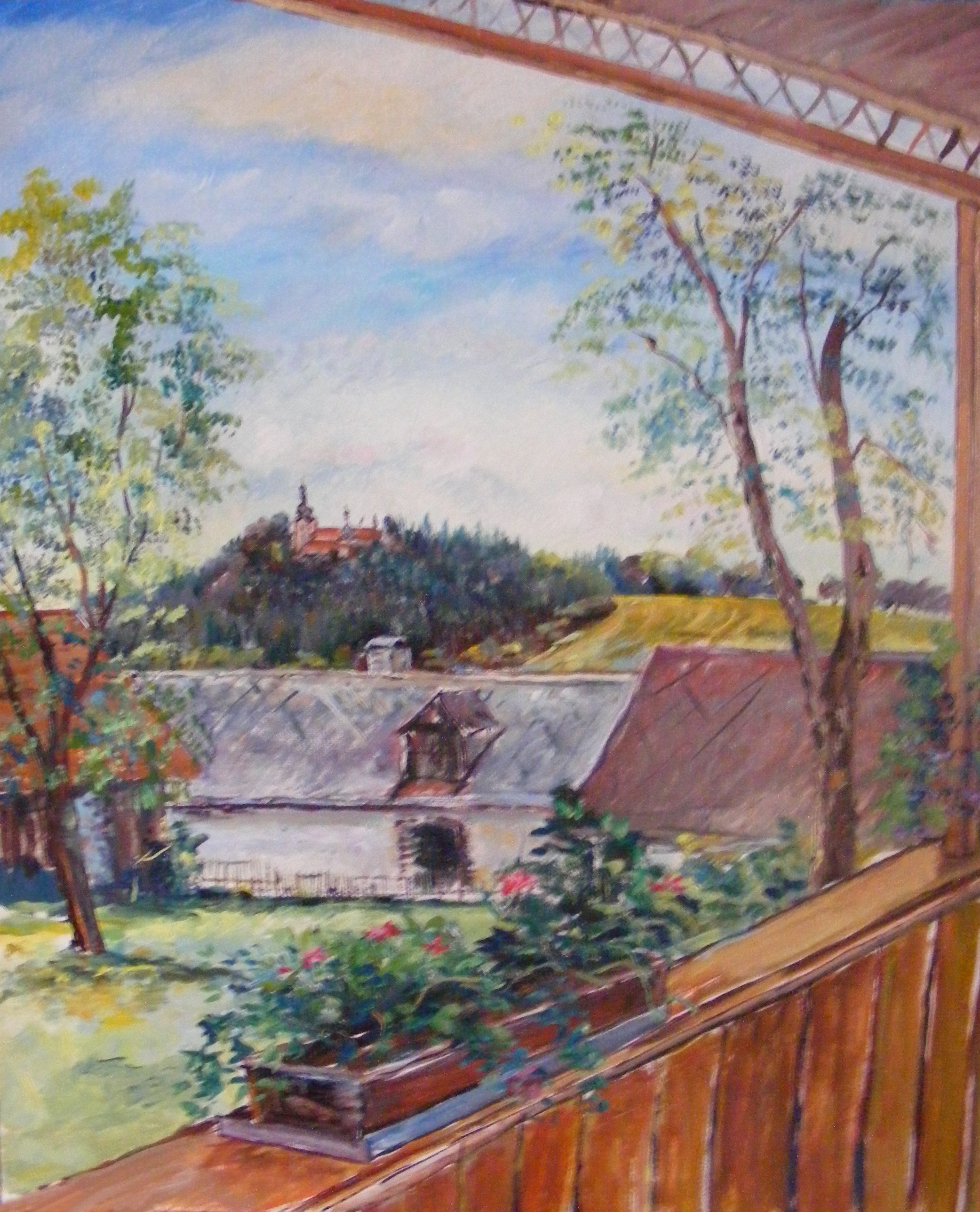 Strašínský kostel 60 x 50 cm